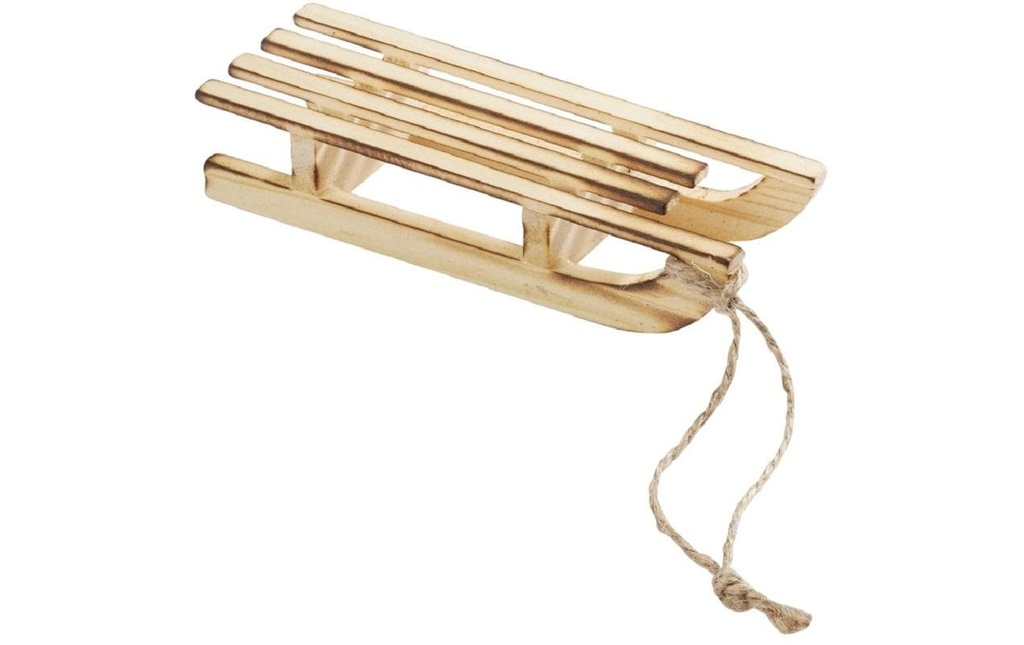 HobbyFun Mini ustensiles Traîneau Marron clair