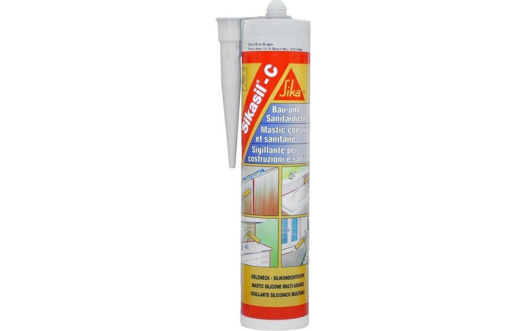 Sika Silicone Sikasil-C  300 ml, gris