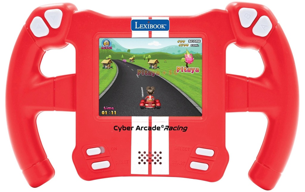 Lexibook Casque pour enfants Console à volant Cyber Arcade Racing Rouge