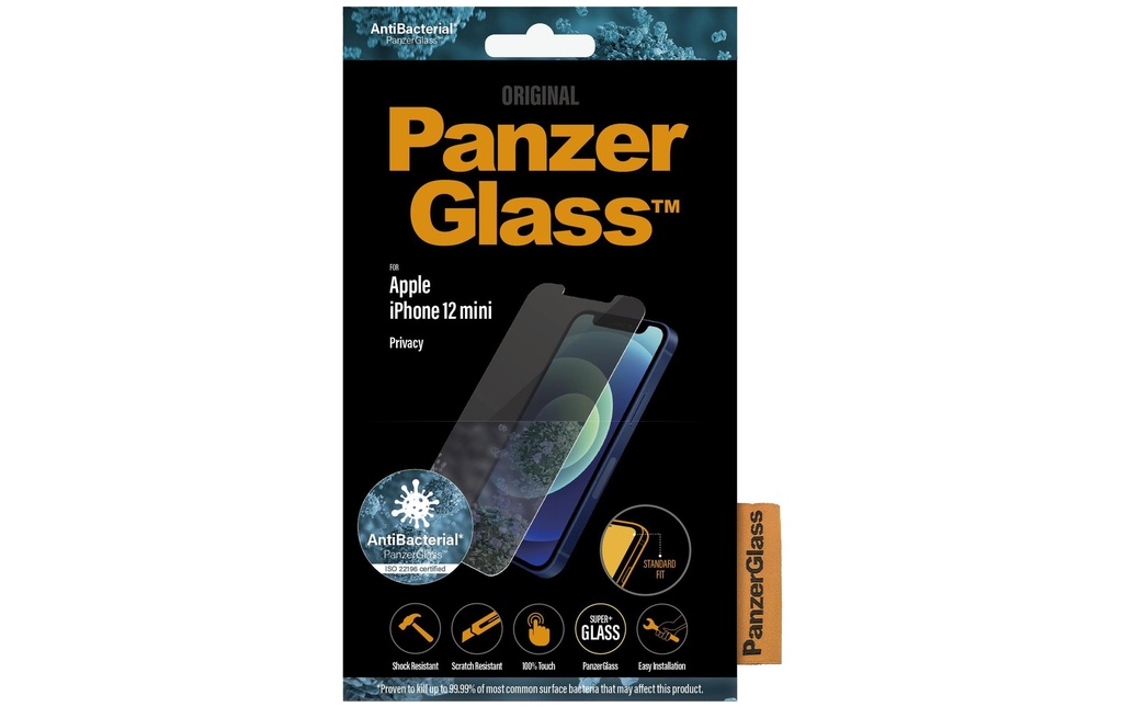 Panzerglass Protection d’écran Standard Fit AB Privacy iPhone 12 mini