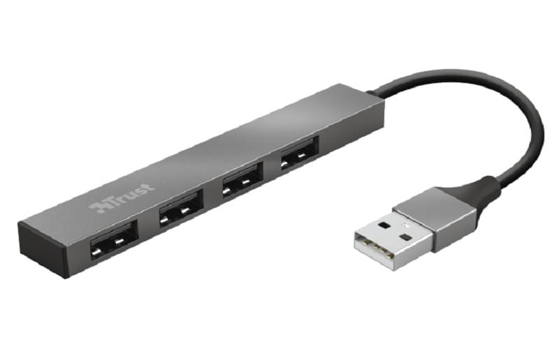 Trust Hub USB Halyx Mini USB 2.0 Typ-A 4-Port