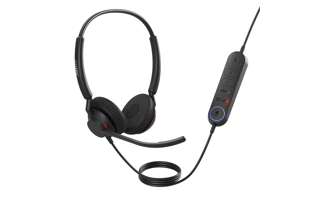 Jabra Casque avec micro Engage 40 Stereo Inline Link MS USB C/A