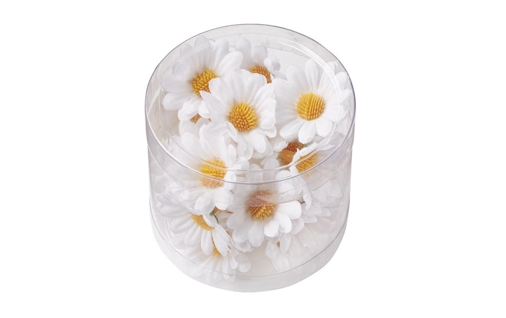HobbyFun Décoration à éparpiller Marguerites 25 pièces