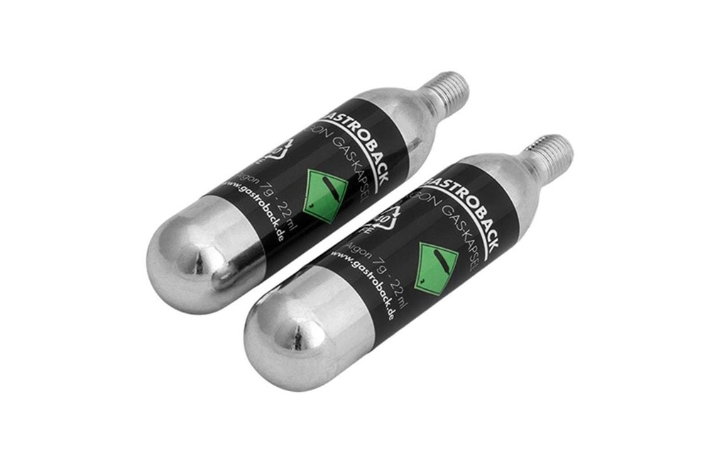 Gastroback Capsules d'argon Argenté
