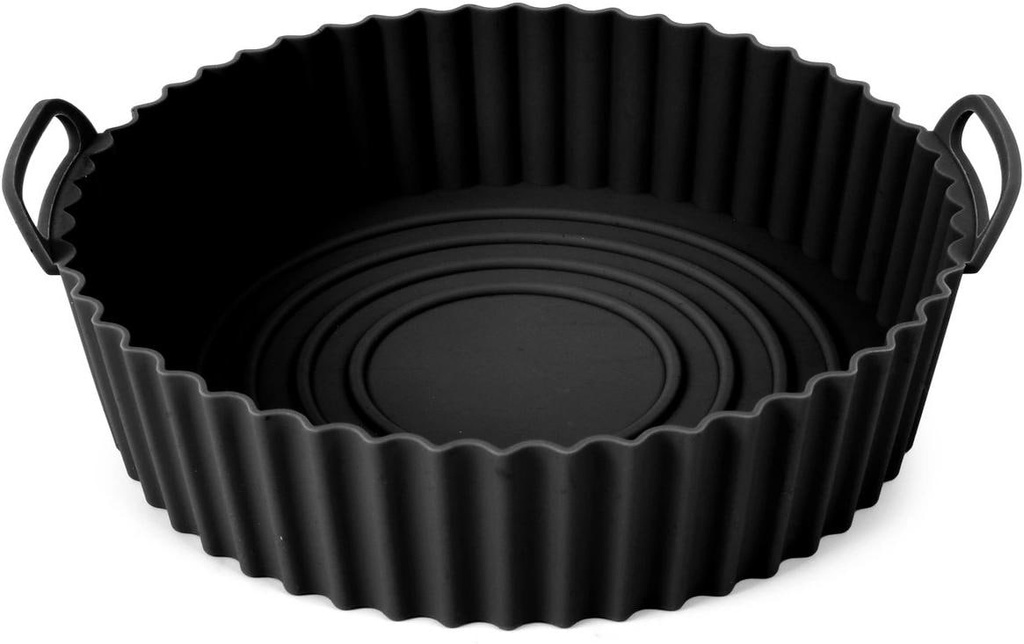KitchBo Moule en silicone, 20 x 20 x 6.3 cm, noir / gris