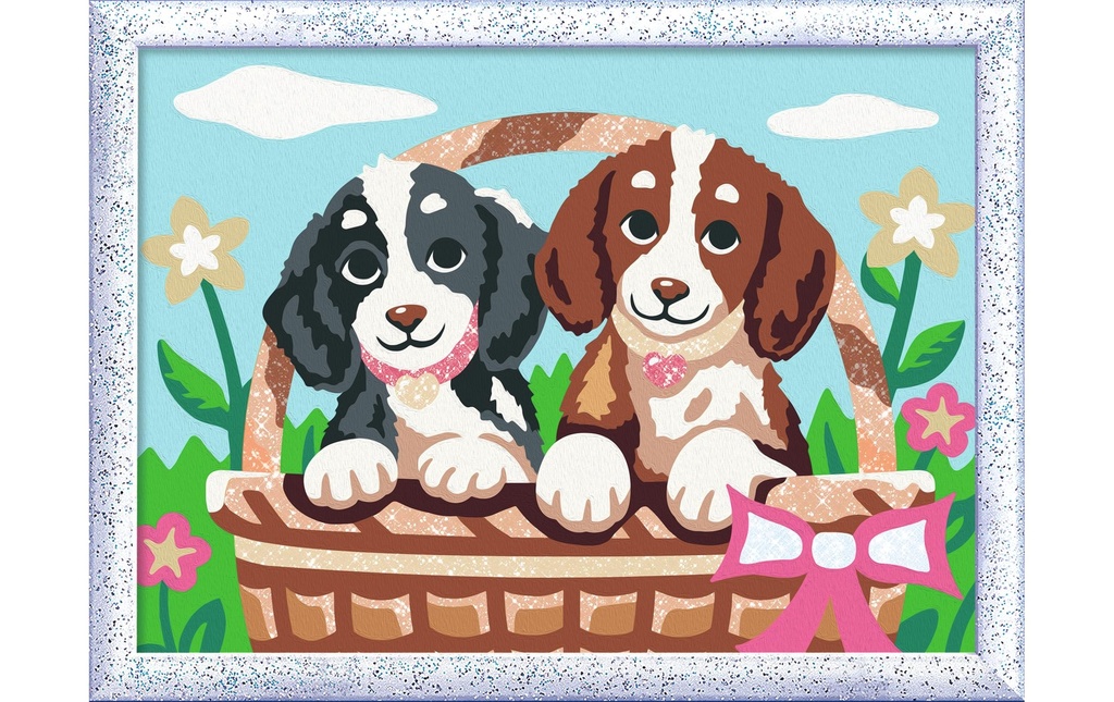 Ravensburger Peinture avec chiffres CreArt – Pique-nique pour chiots