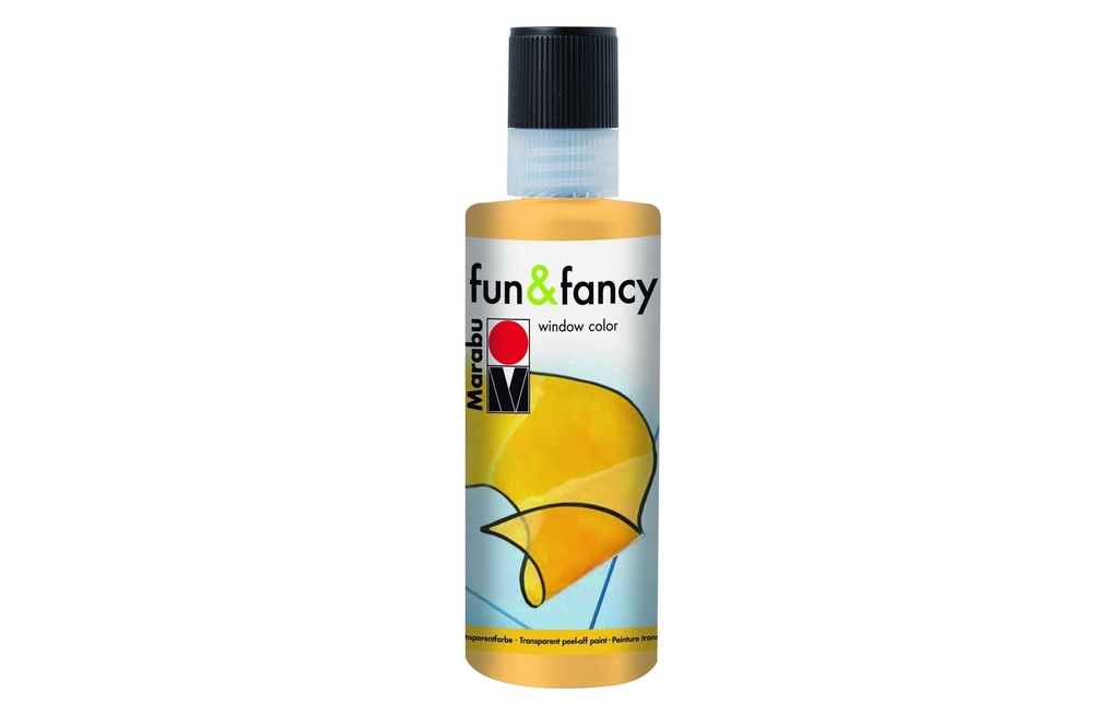 Marabu Peinture pour fenêtre Fun & Fancy Window Color 80 ml, Beige