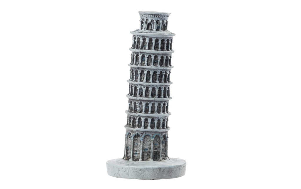 HobbyFun Mini figurine Tour de Pise 3.5 x 7.3 cm