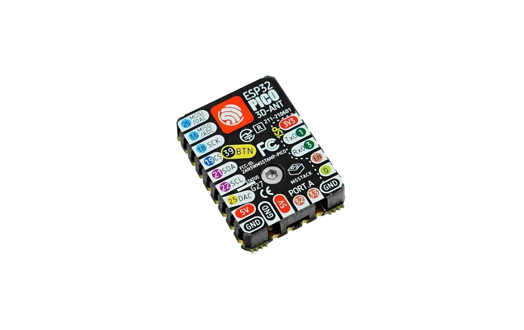 M5Stack Carte de développement M5Stamp Pico, 5 pièces