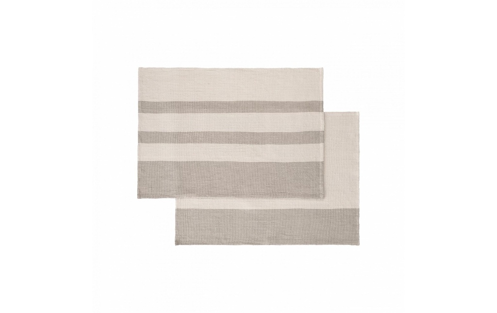 Blomus Ensemble de torchons pour la vaisselle Gano 2 Pièce/s, Gris
