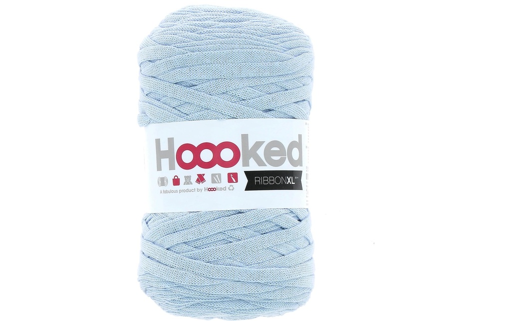 Hoooked Laine Ruban XL 250 g, Bleu ciel