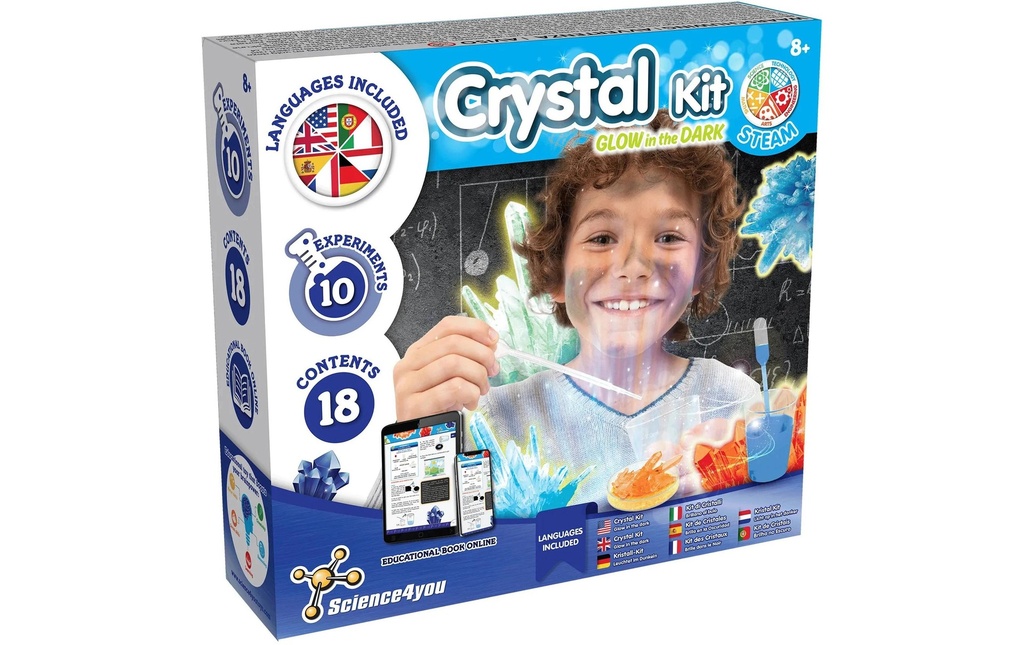Science4you Boîtes d’expérimentation Crystal-Kit