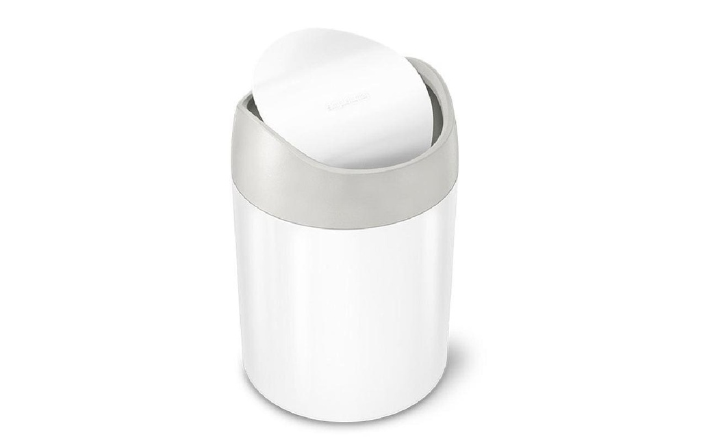 Simplehuman Poubelle 1.5 l, Blanc
