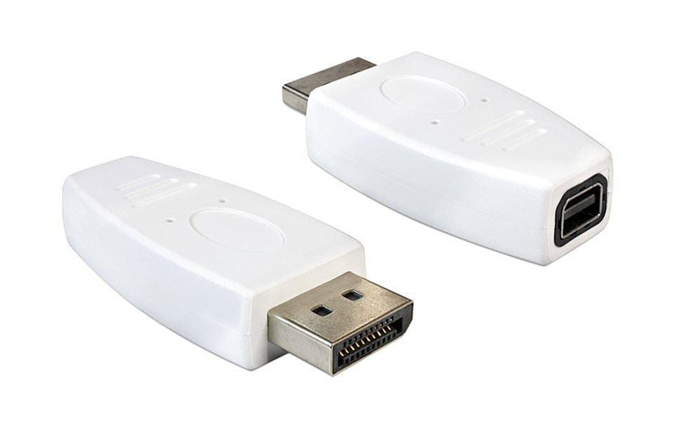 Delock Adaptateur Displayport - Mini-Displayport Blanc