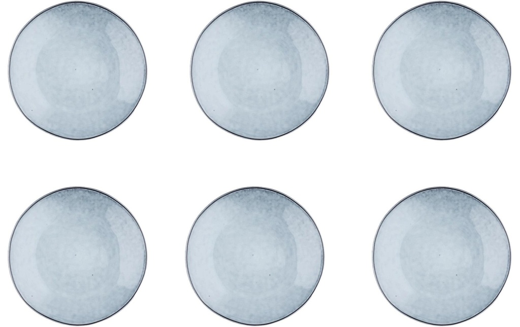 Björn Assiettes pour le petit-déjeuner et à dessert Cloud Gris tempête, Ø 21.5 cm