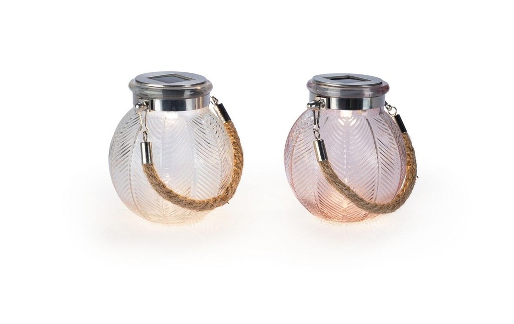 STT Solar Mini Glass Set Waves Beige/Mauve