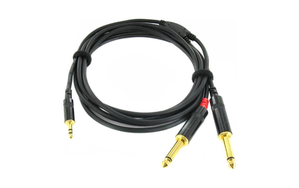 Cordial Câble audio jack 3.5 mm - jack 6.3 mm 0.9 m