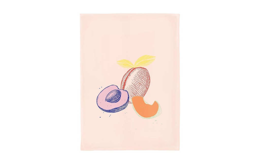 Chic Mic Torchon pour la vaisselle Abricot 50 x 70 cm