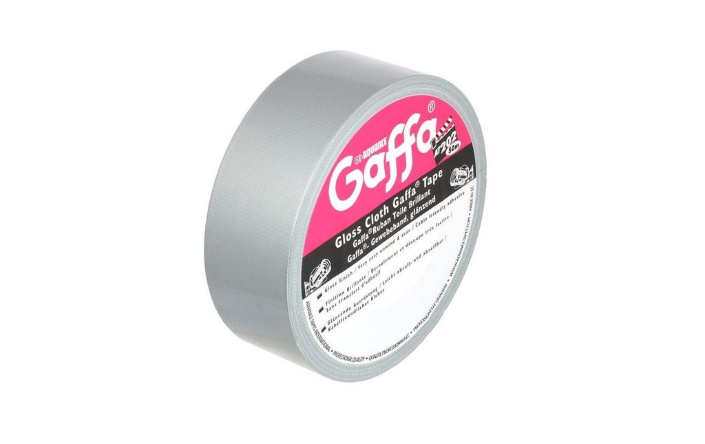 Advance Gaffa Tape AT202 50 mm x 50 m, Argenté