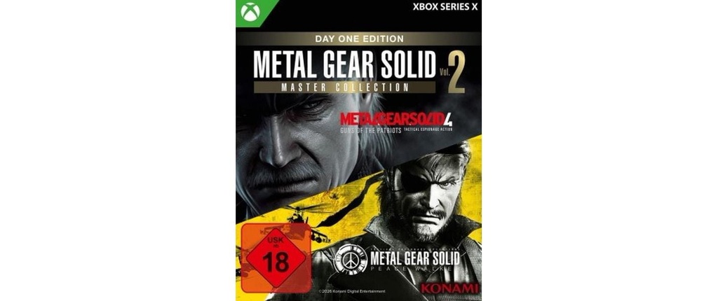 KONAMI Metal Gear Solid Master Collection 2 Day One Edition (Boîte)