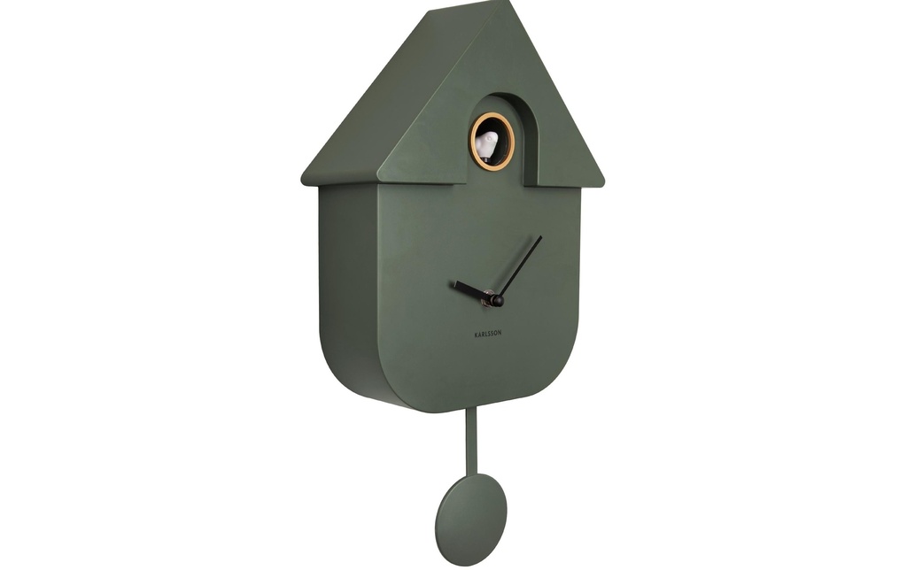KARLSSON Horloge murale Coucou Vert