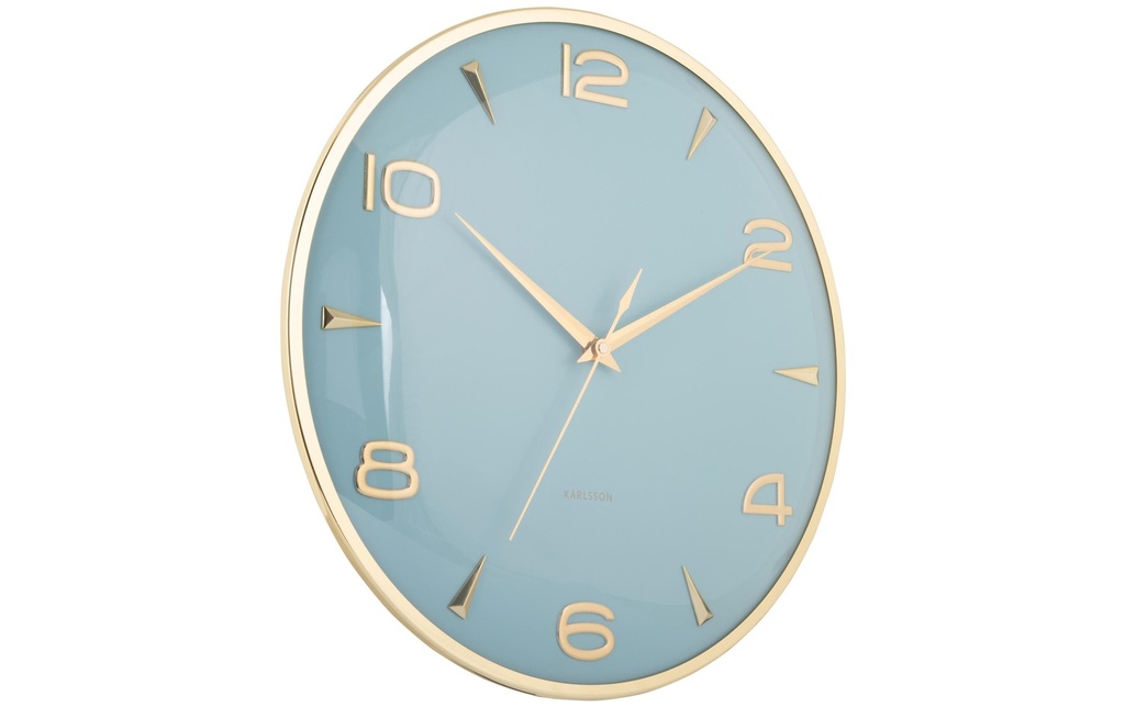 KARLSSON Horloge murale Sienna Glow Misty Blue