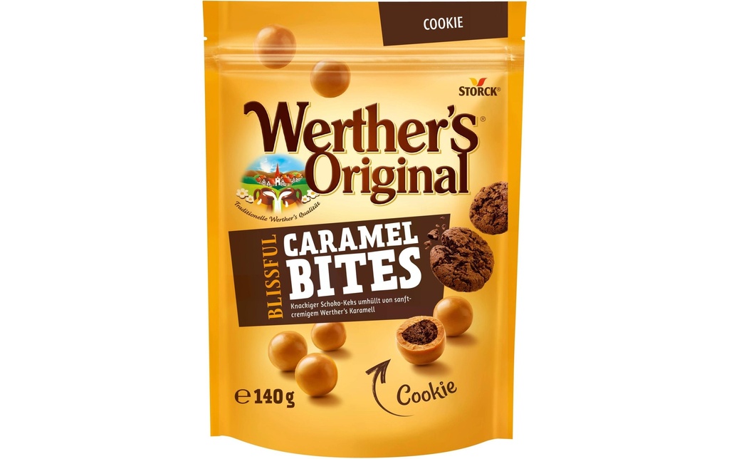 Storck Werther's Original Caramel Bites Cookie 140 g