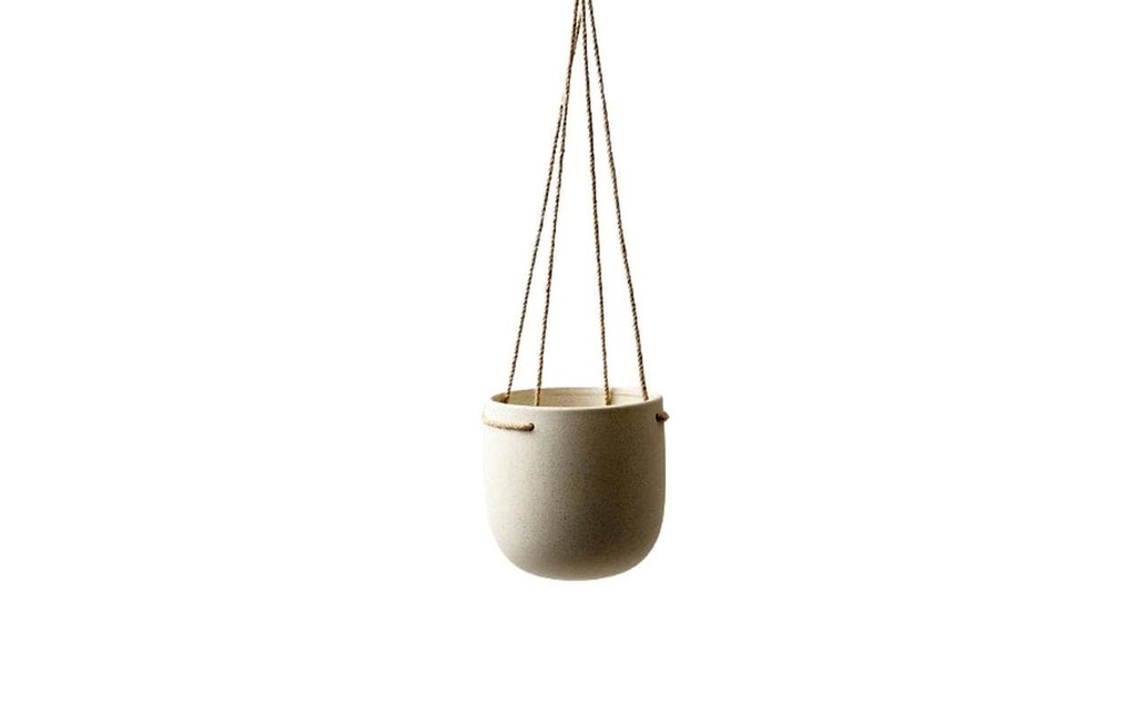 Esmée Pot de fleur à suspendre 18 cm, Beige