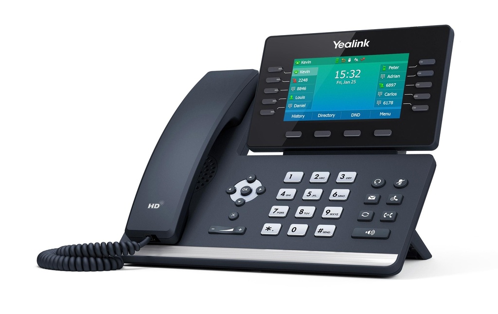 Yealink Téléphone de bureau SIP-T54W Gris