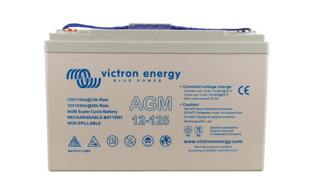 Victron Batterie AGM Super Cycle 12 V / 125 Ah