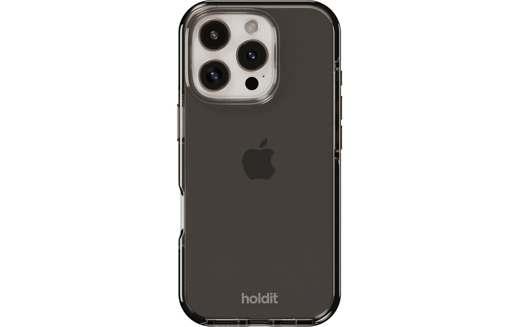 Holdit Coque arrière Seethru iPhone 16 Pro Max Noir