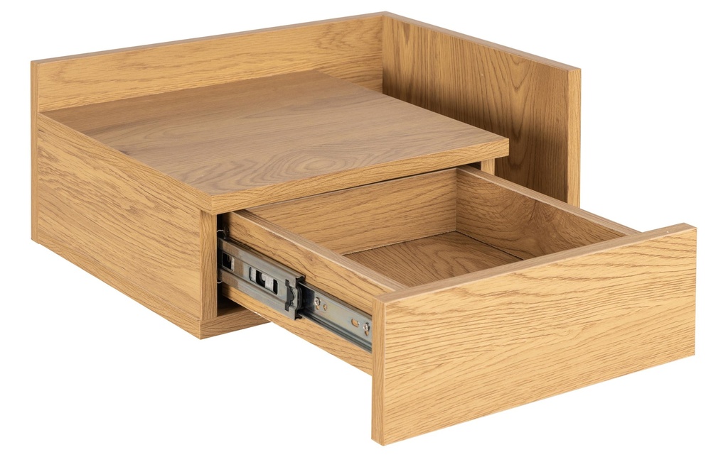 AC Design Table de nuit Ashlan 40 cm x 16.5 cm, Nature