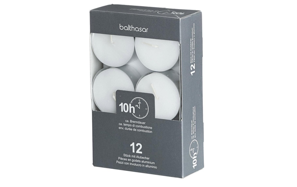 [270006000] BALTHASAR Bougies réchaud grandes 12pcs (12 pces)
