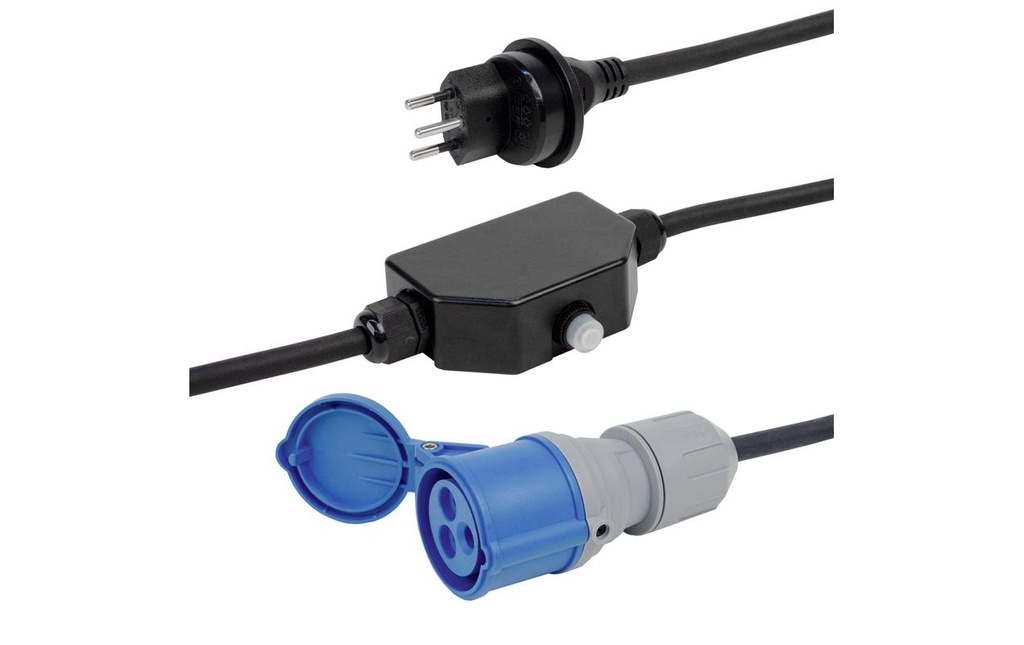 STEFFEN Câble de prolongation GdV 3 x 1.5 mm2 T13-CEE16/3 2 m IP44