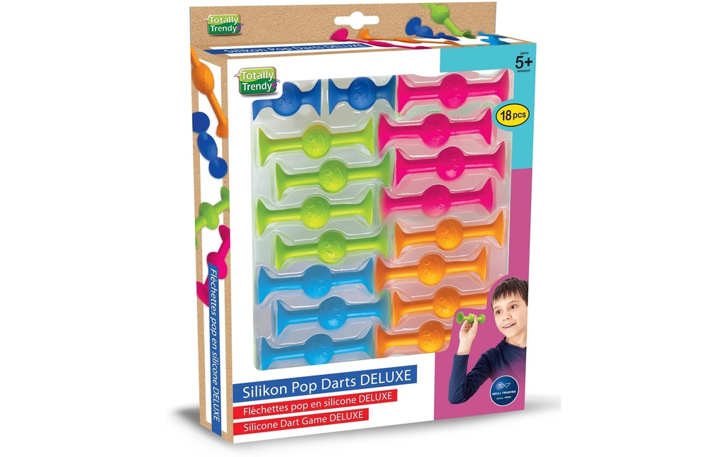 Totally Jeux pour la famille Silikon Pop Darts DELUXE