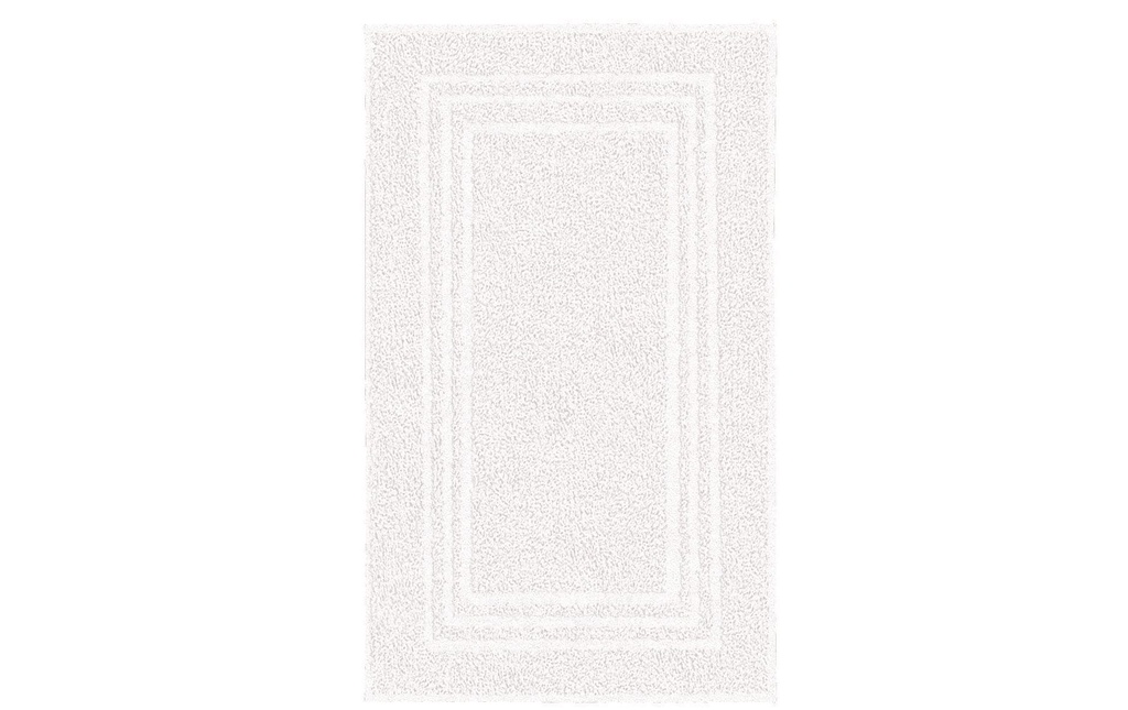 Kleine Wolke Tapis de bain  Lodge 50 x 80 cm, Blanc