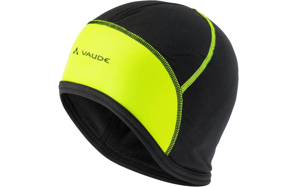 VAUDE Bonnet Bike Cap Jaune fluo, L