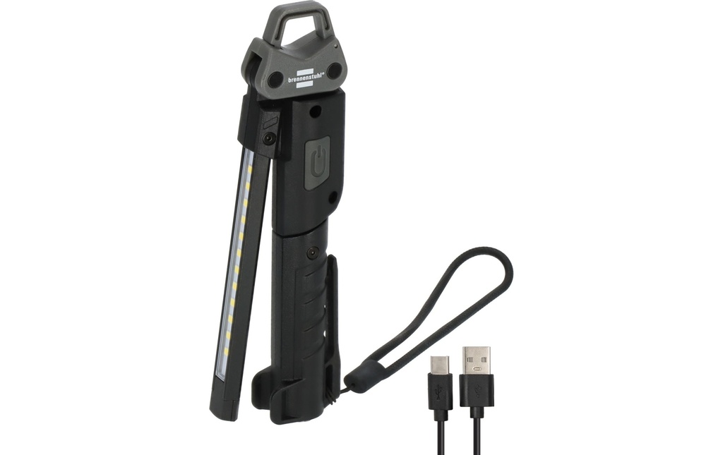 Brennenstuhl Lampe de poche Lampe à main 400 lm Spot 120 lm, arrière 200 lm 3.7 V