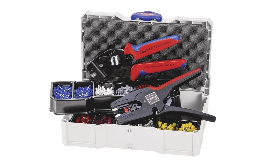 Knipex Assortiment de sertissage pour les embouts de fils