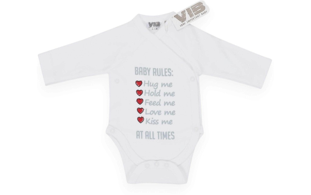 Very Important Baby Body Baby Rules Blanc