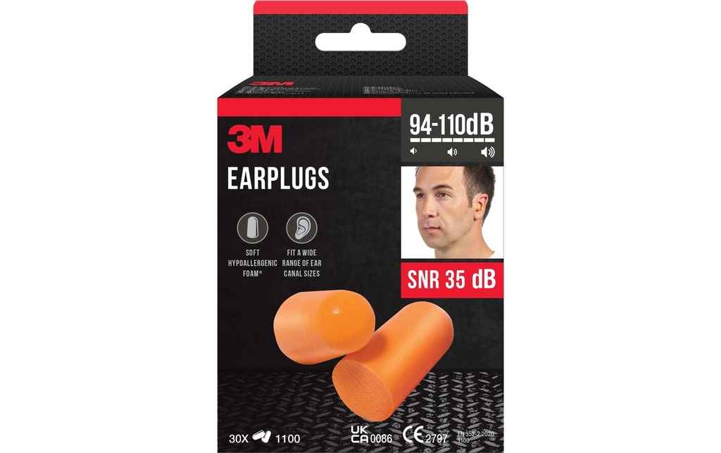 3M Protection auditive 1100 30 paires