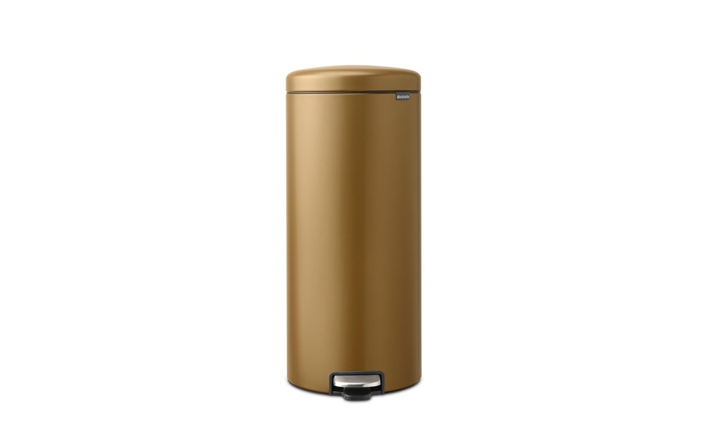 Brabantia Poubelle à pédale NewIcon 30 l, Warm Brass