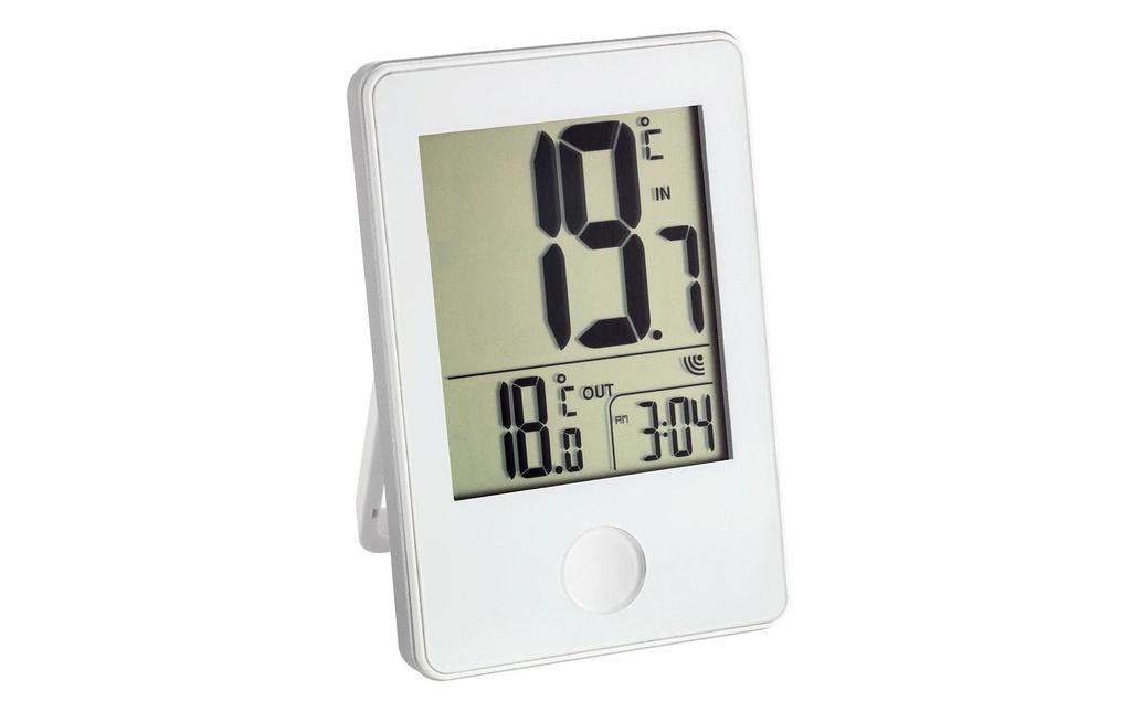 TFA Dostmann Thermomètre radio POP Blanc