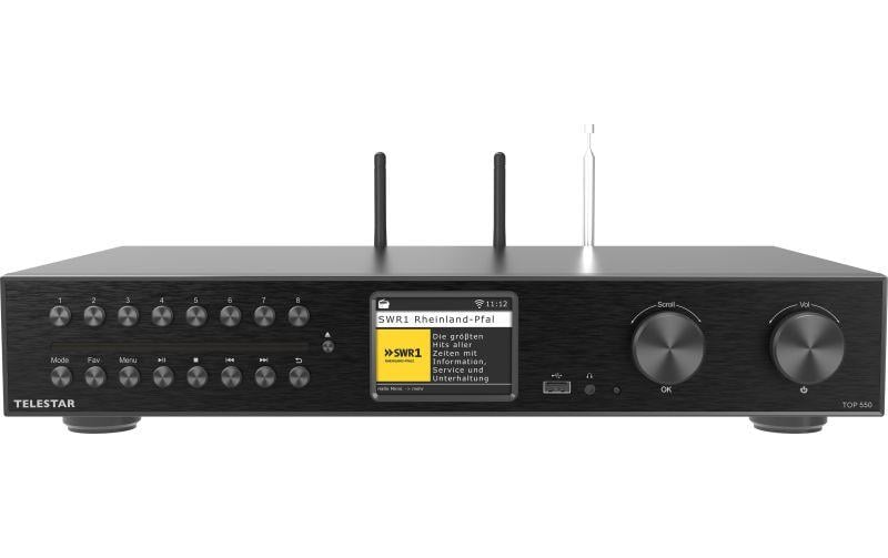 Telestar Lecteur audio réseau TOP 550 Noir