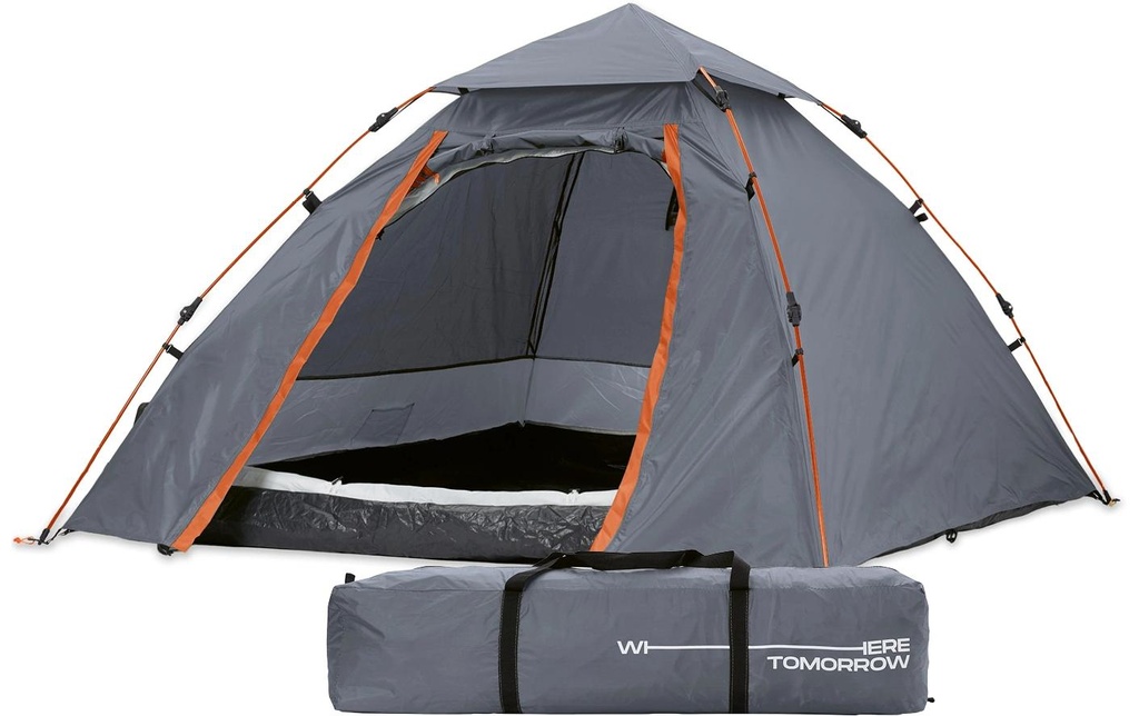 Where tomorrow Tente dôme 3 personnes - Gris