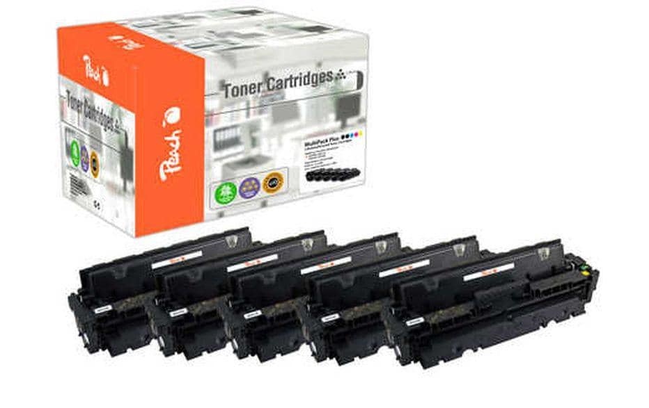Peach Kits de toner HP Nr. 410A 2x noir, 1x cyan, magenta, jaune