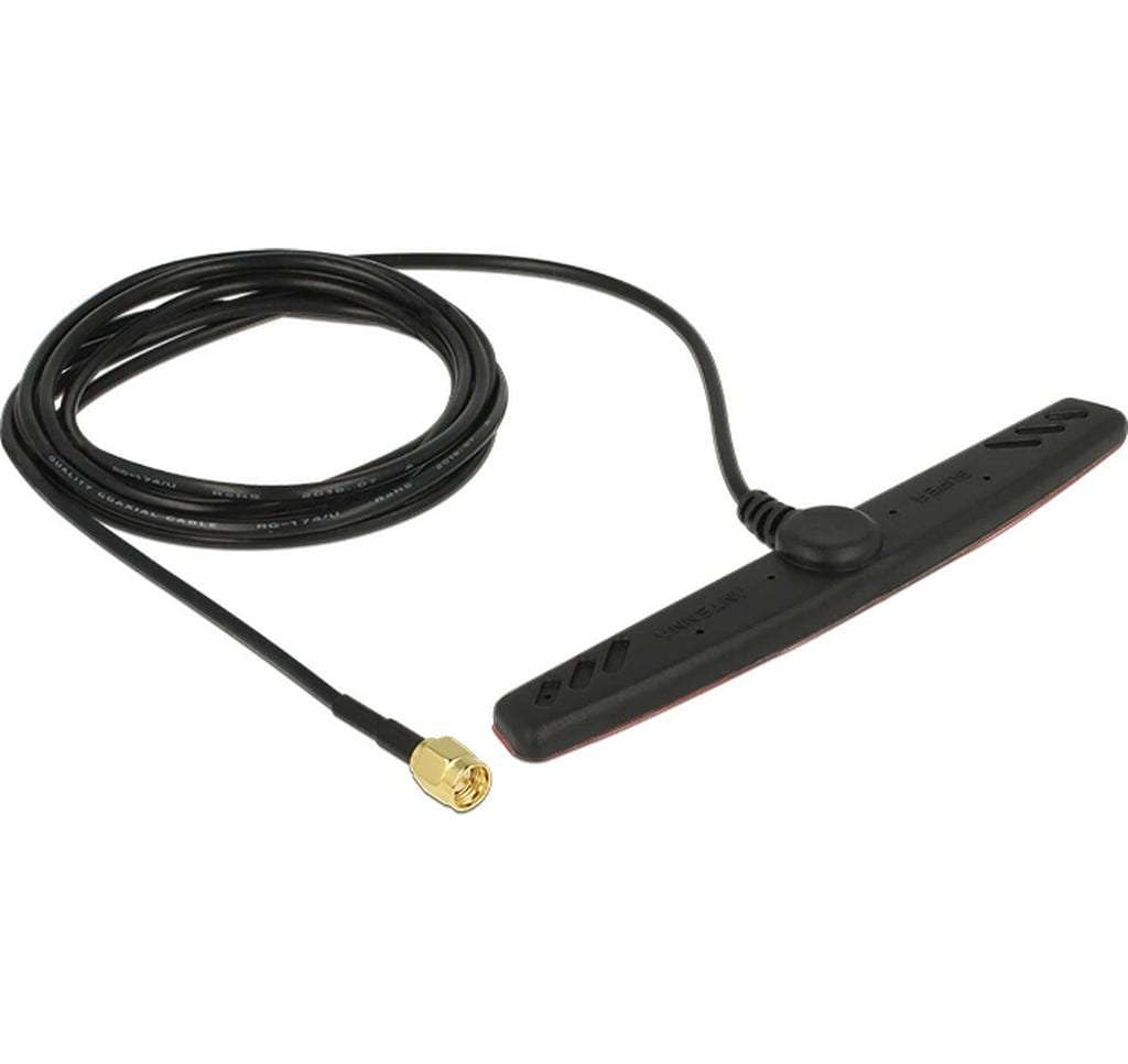 Delock Antenne GSM UMTS LTE SMA 2.5 dBi Rayonnement omni directionnel