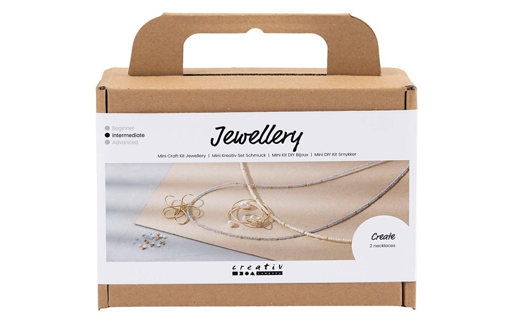 Creativ Company Kits de bricolage pour bijoux Collier Plaqué or