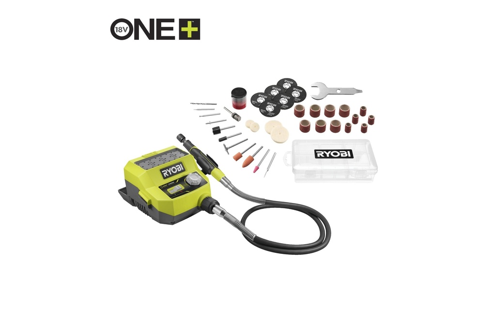RYOBI Outil rotatif sans fil RRTS18-0A35, 18 V, Solo