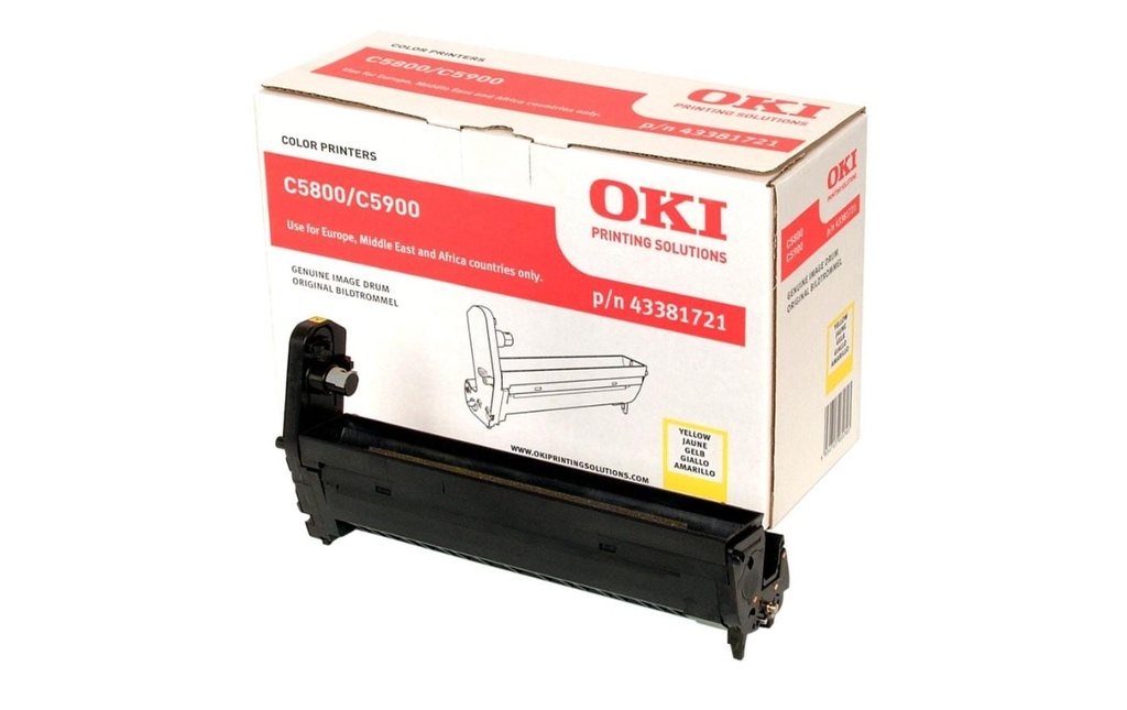 OKI Tambour 43381721 Yellow